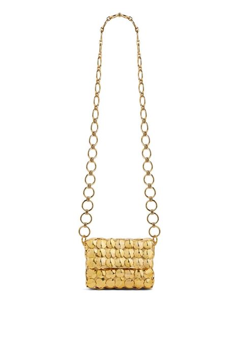 Gold-tone sparkle mini bag Rabanne - women RABANNE | 23HSS0397MET531P710