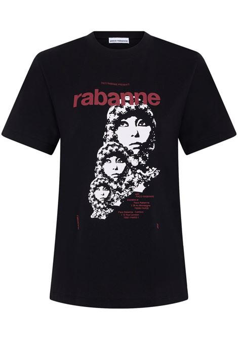 T-shirt Visconti in nero - donna RABANNE | 24SJTE140CO0481P001
