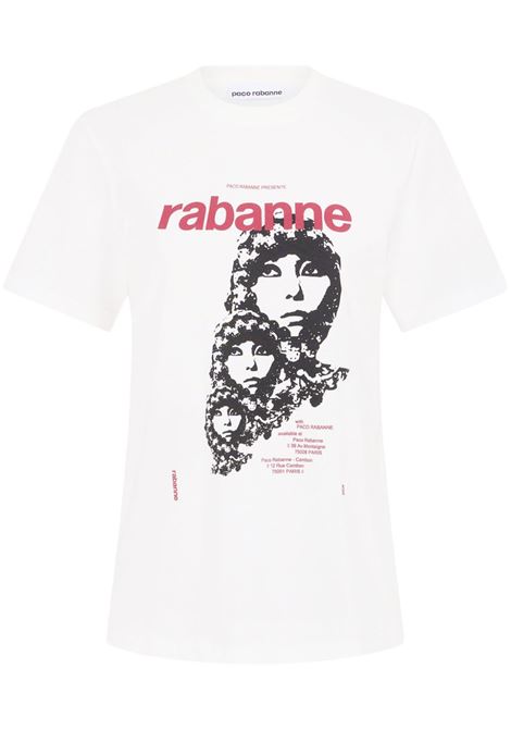T-shirt Visconti in bianco - donna RABANNE | T-shirt | 24SJTE140CO0481P112