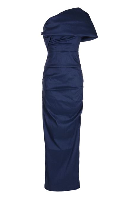 Blue Kat one-shoulder gown Rachel gilbert - women RACHEL GILBERT | 24PTRG61678NAV