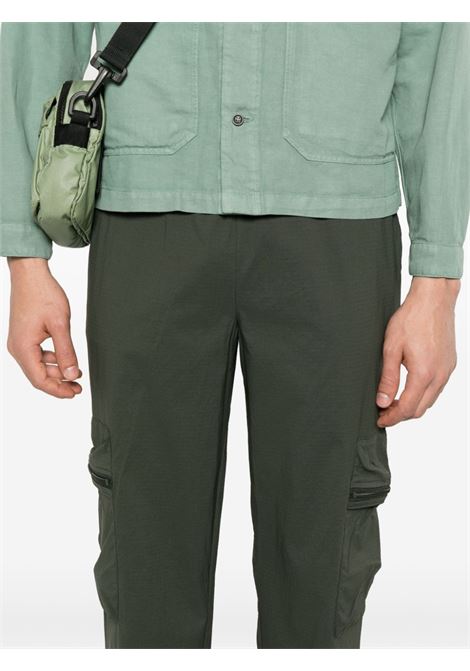Pantaloni tomar ripstop in verde - unisex RAINS | RA19300GRE