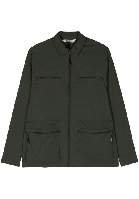 Green Tomar ripstop shirt jacket Rains - unisex RAINS | RA19320GRE