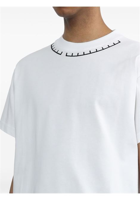 T-shirt a maniche corte stampata in bianco - uomo RANDOM IDENTITIES | RAN03T0011
