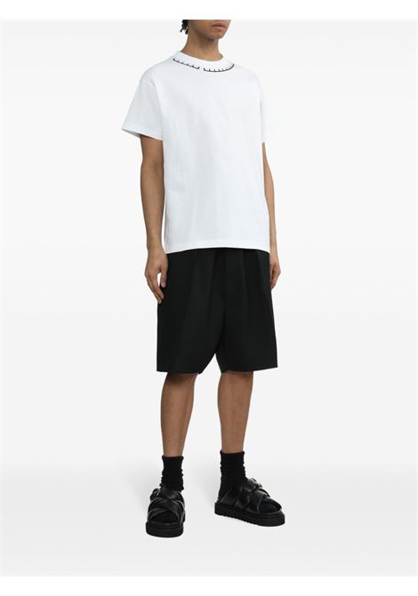 T-shirt a maniche corte stampata in bianco - uomo RANDOM IDENTITIES | RAN03T0011
