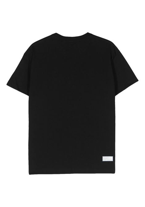 Black logo-print short-sleeved T-shirt Random Identities - men RANDOM IDENTITIES | RAN03T1031
