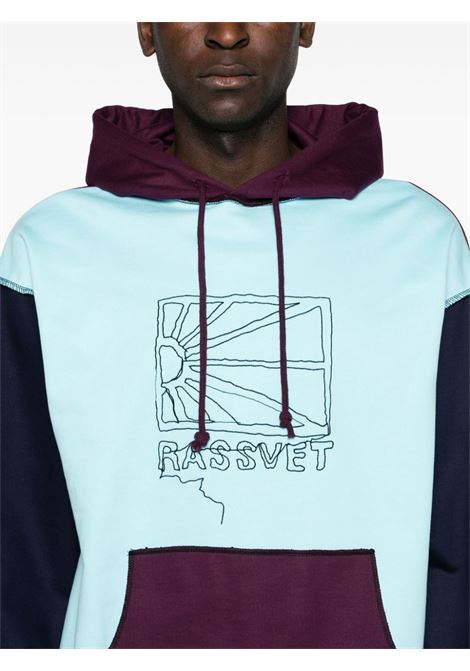 Multicolor logo-embroidered hoodie Rassvet - men RASSVET | PACC14T0272