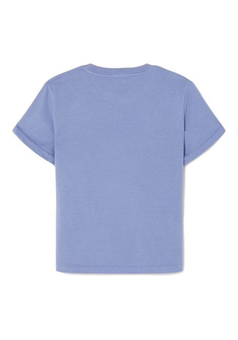 T-shirt Lets Talk in blu - donna RE/DONE | 13702WCGT283CLSTL