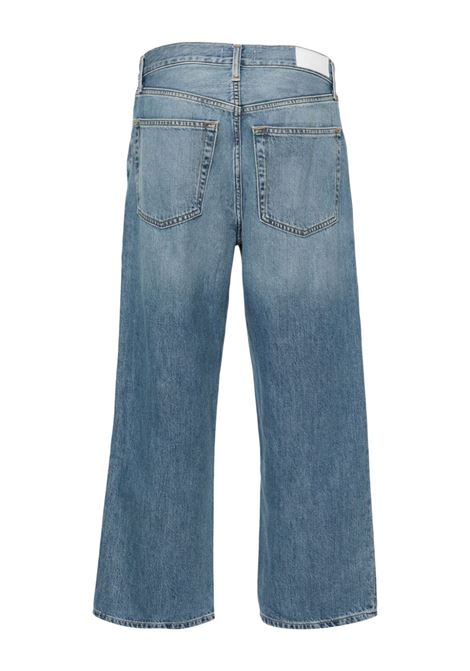 Jeans crop a vita media in blu - donna RE/DONE | 16803WLOSCRPVNTGFLW