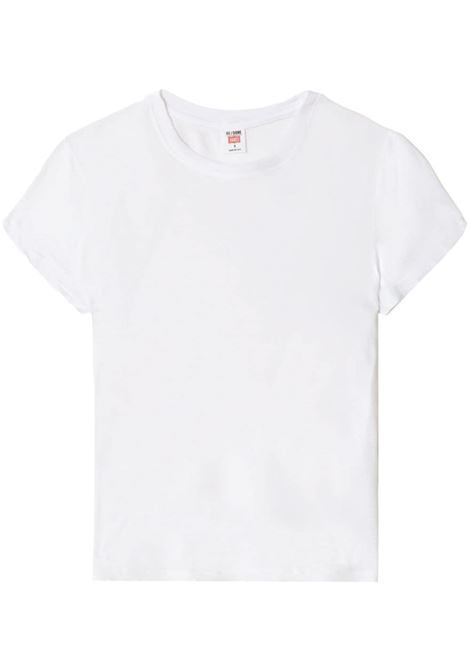 White Hanes T-shirt - women RE/DONE | 38002WSLIMTEWHT
