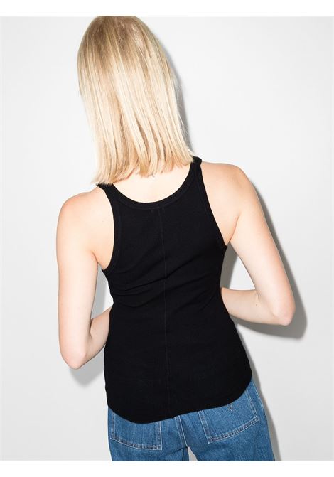 Black ribbed tank top - women RE/DONE | R242WTK1BLK