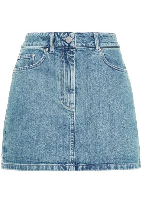 Light blue mini denim skirt Remain - women