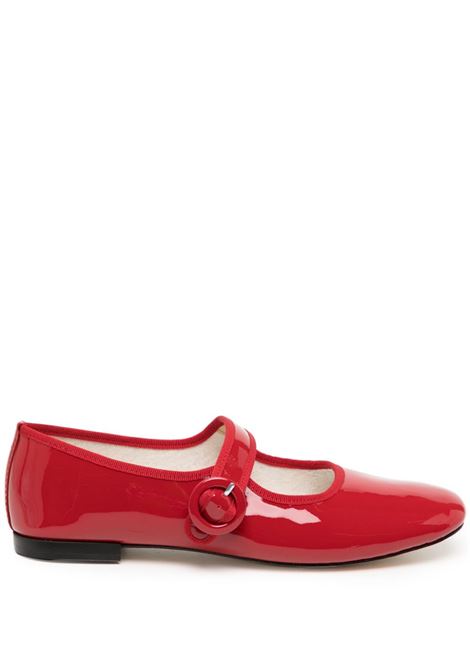 Red Georgia ballerina shoes - women