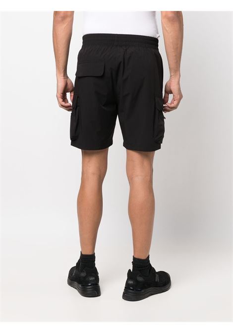 Black above-knee length bermuda shorts - men REPRESENT | M0904801