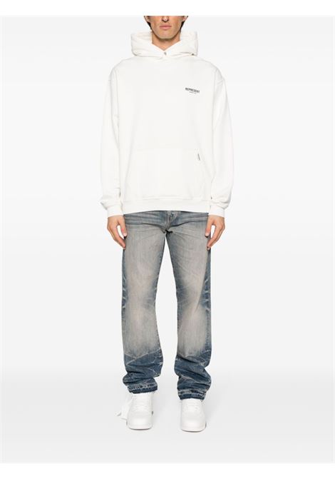 White logo-print sweatshirt - men REPRESENT | OCM40772