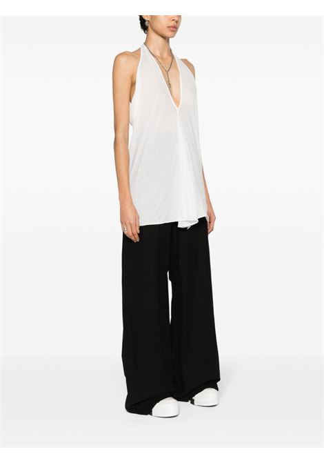 Top con scollo all'americana in bianco - donna RICK OWENS DRKSHDW | DS01D1116BH11