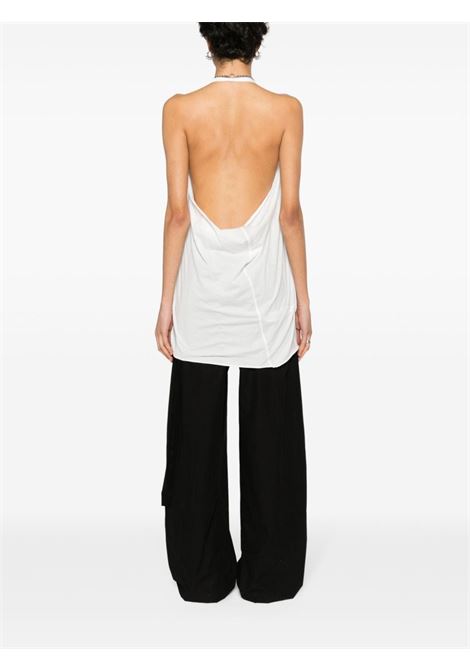 Top con scollo all'americana in bianco - donna RICK OWENS DRKSHDW | DS01D1116BH11