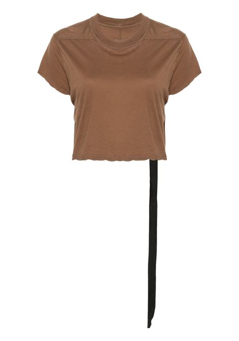 Brown Level T cropped T-shirt - women RICK OWENS DRKSHDW | DS01D1207BH44