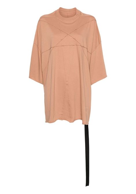 Light pink oversized T-shirt - women RICK OWENS DRKSHDW | DS01D1209RNET113