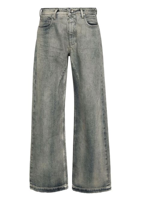 Grey geth wide-leg jeans - women