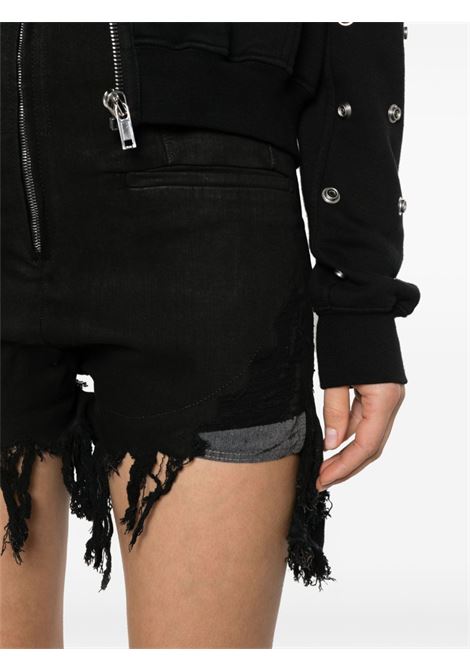 Black Lido Dirt mini shorts - women RICK OWENS DRKSHDW | DS01D1313SBBFR09