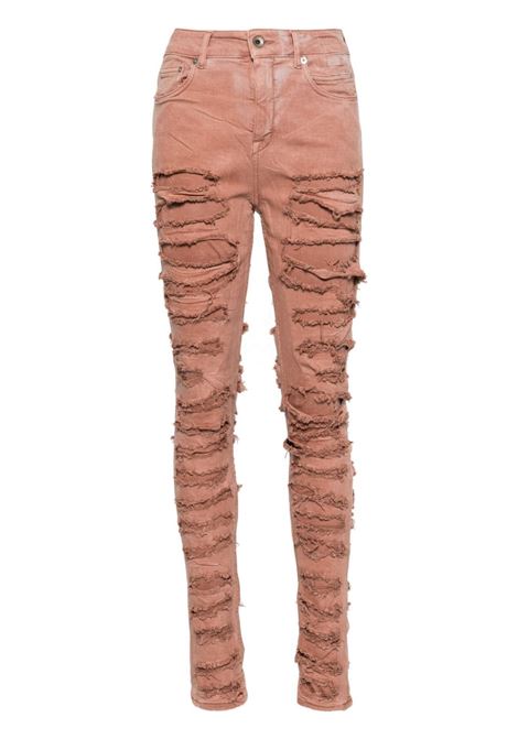 Pink Detroit Cut skinny jeans - women RICK OWENS DRKSHDW | Jeans | DS01D1316SCFSLH13