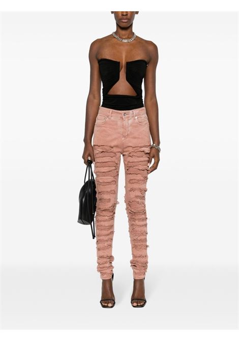 Pink Detroit Cut skinny jeans - women RICK OWENS DRKSHDW | DS01D1316SCFSLH13