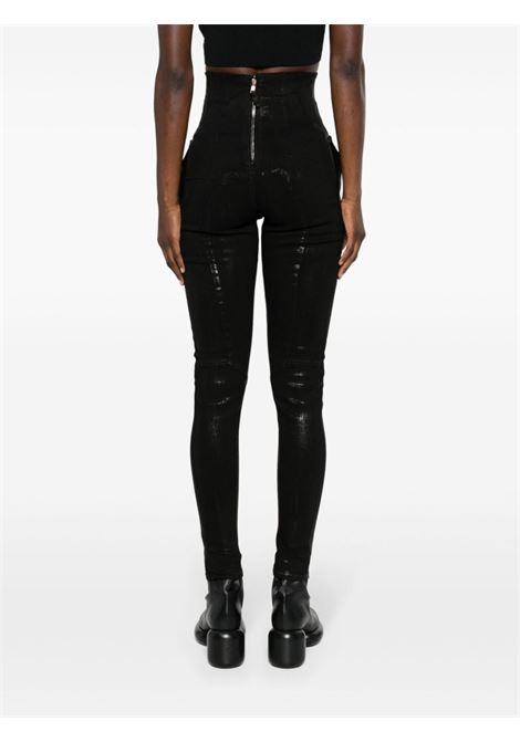 Jeans skinny a vita alta in nero - donna RICK OWENS DRKSHDW | DS01D1320SBF09