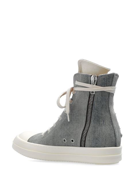 Sneakers con effetto vissuto in blu - donna RICK OWENS DRKSHDW | DS01D1800DKYSH4611