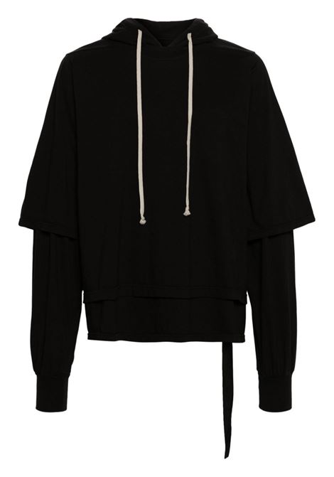 Black Hustler hooded sweatshirt - men 