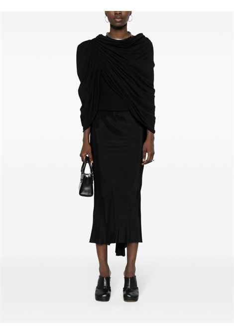 Black Nun T top - women RICK OWENS | RO01D2250BH09