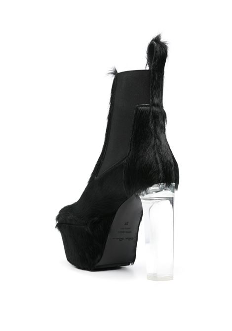 Black Lido Minimal Grill Beatle 130mm boots - women RICK OWENS | RO01D2847LHL090