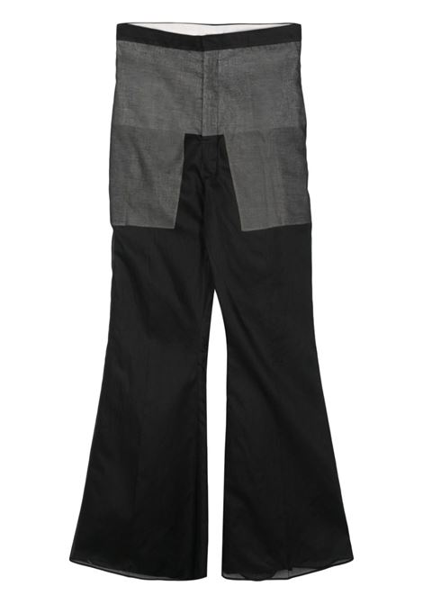 Black Dirt Bolan high-waist trousers - unisex RICK OWENS | RR01D3300ORNC09