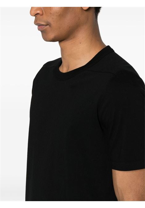 T-shirt a maniche level in nero - uomo RICK OWENS | RU01D3264JA09