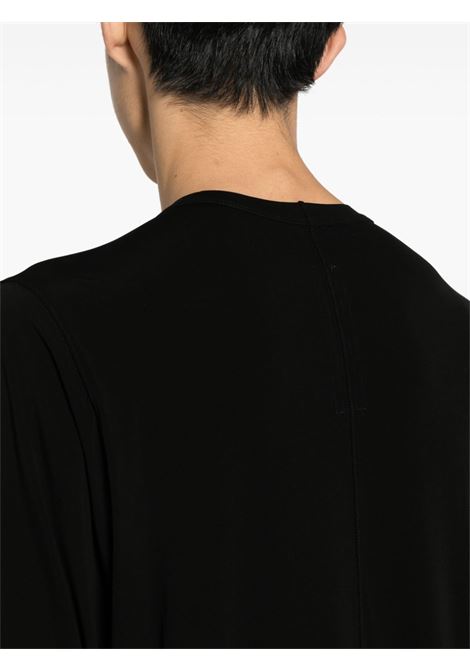 T-shirt a girocollo in nero - uomo RICK OWENS | RU01D3274HBZ09