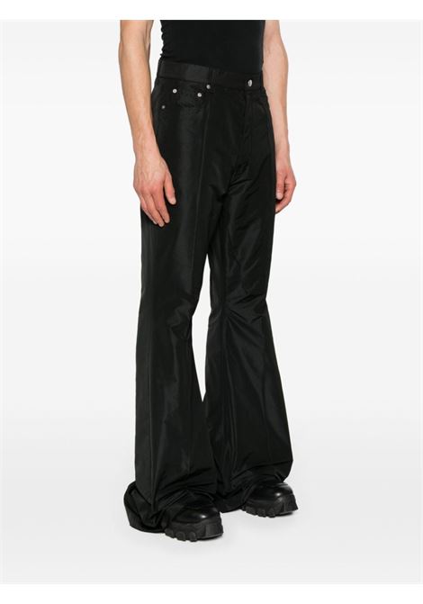 Black Bolan bootcut faille trousers - men RICK OWENS | RU01D3335FK09