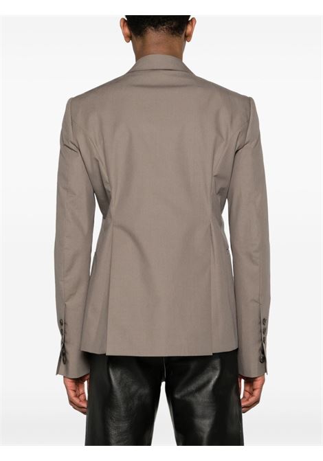 Grey single-breasted blazer - men RICK OWENS | RU01D3733P34