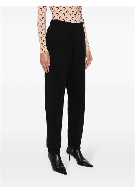 Black logo-embroidered trousers - women ROTATE SUNDAY | 7003501001000