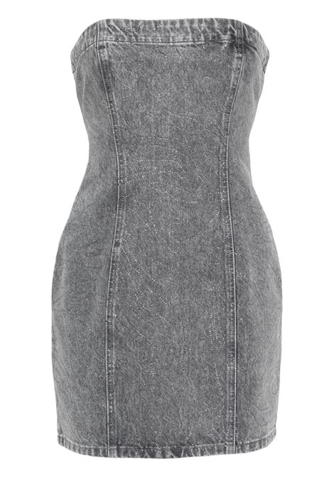 Grey Herla rhinestone denim dress - women ROTATE | 113006D06D06