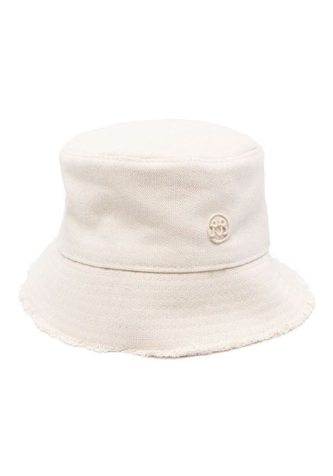 Cappello bucket con logo in beige - donna RUSLAN BAGINSKIY | BCT036CBHRRWRBC036