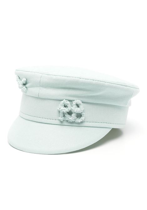 Light green logo-detail baker boy hat - women RUSLAN BAGINSKIY | KPC066LNBHRRB066