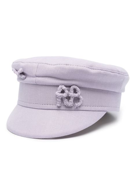 Lilac logo-detail baker boy hat - women RUSLAN BAGINSKIY | KPC808LNBHRRB808