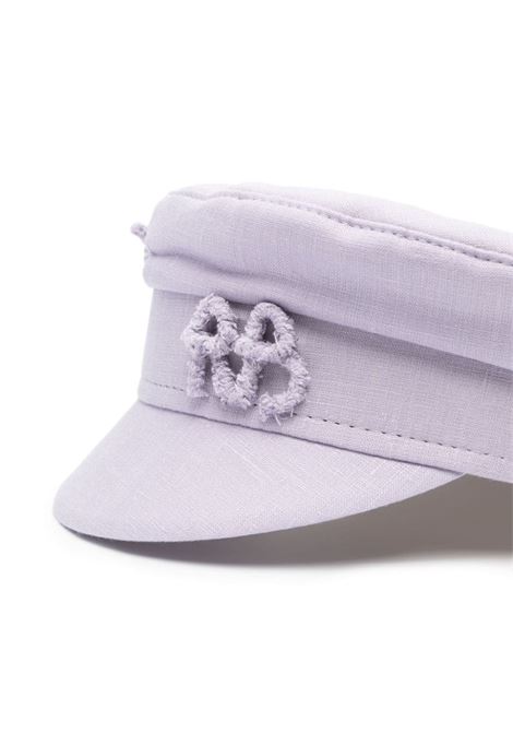 Cappello baker boy con logo in lilla - donna RUSLAN BAGINSKIY | KPC808LNBHRRB808