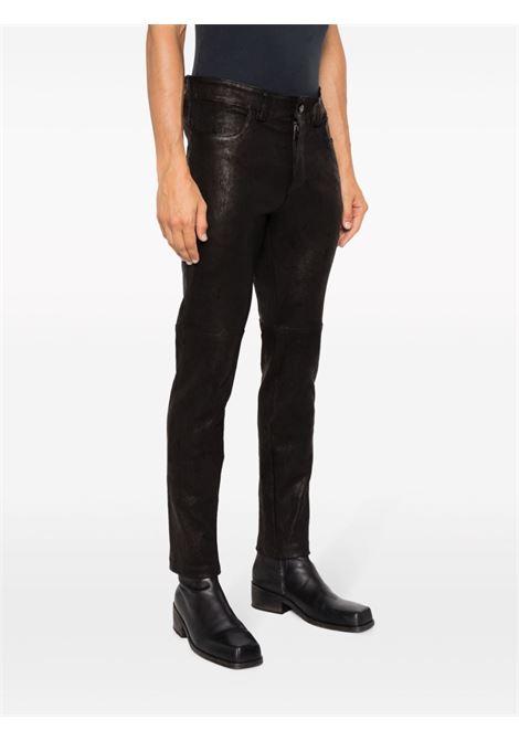 Black skinny-cut trousers -men SALVATORE SANTORO | 45562UBLK