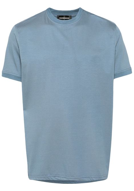 T-shirt a maniche corte in blu Salvatore Santoro - uomo