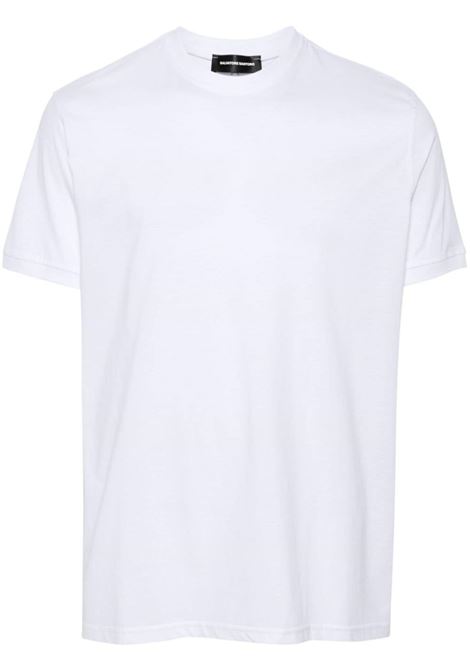 T-shirt a maniche corte in bianco Salvatore Santoro - uomo