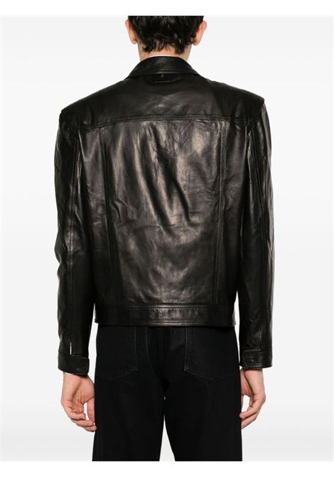 Black classic-collar jacket - men SALVATORE SANTORO | 46507UBLK