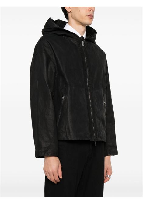 Black hooded jacket - men SALVATORE SANTORO | 46532UBLK
