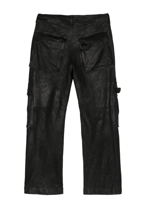 Black straight-leg cargo trousers Salvatore Santoro - men SALVATORE SANTORO | 46547UBLK