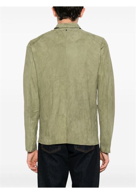 Camicia con applicazione in verde oliva - uomo SALVATORE SANTORO | 46568UARMY