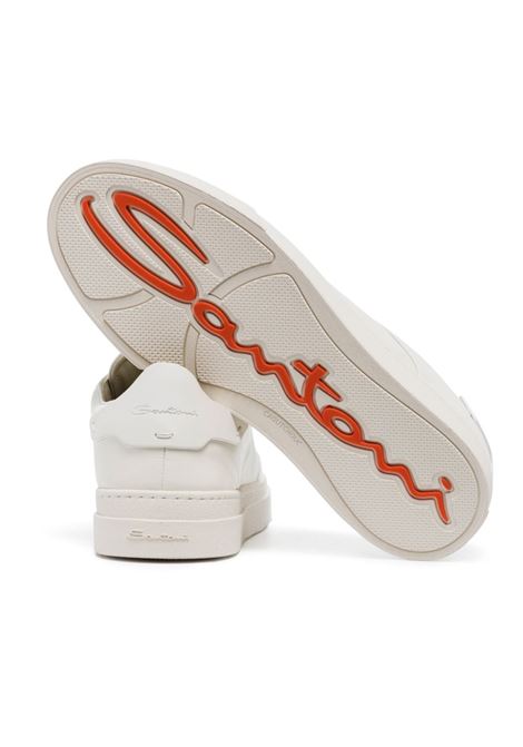 Sneakers basse dartz in bianco - uomo SANTONI | MBGT21553PNNGSSSI50